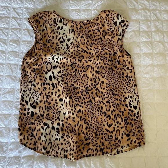 Joie silk cheetah print blouse - Picture 8 of 8